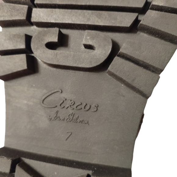 Circus NY Sam Edelman EVERLY LUG Loafers Black Silver Ladies 7M - Picture 4 of 5